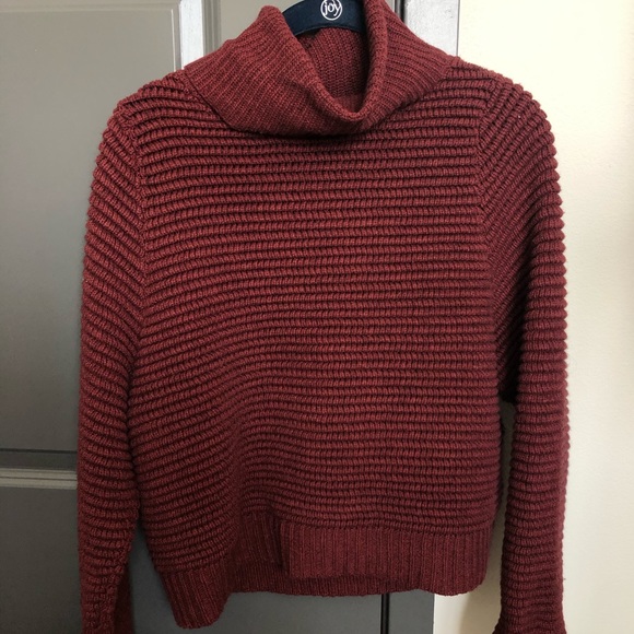 Madewell Sweaters - Madewell Side-Button Turtleneck Sweater